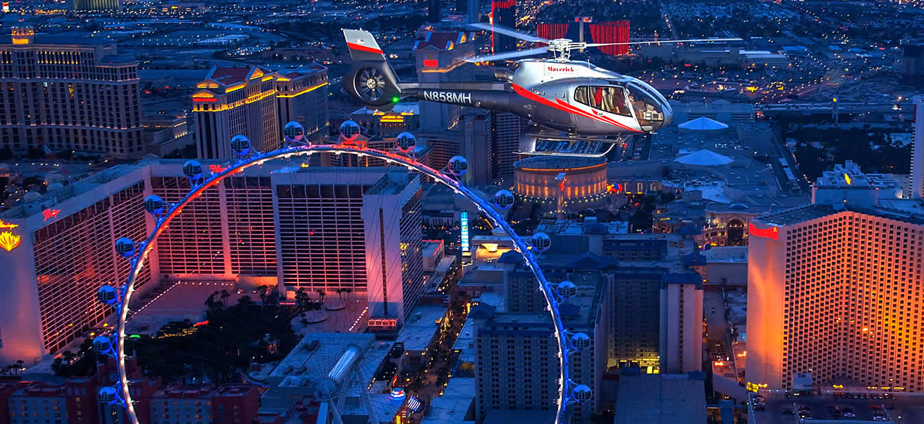 Las Vegas Strip Night Flight Helicopter Tours