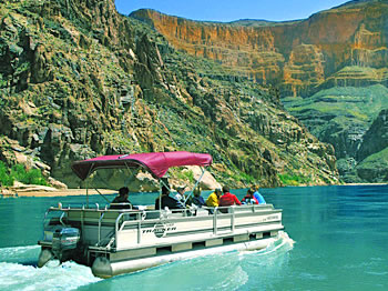 Grand Canyon Colorado River pontoon boat tour